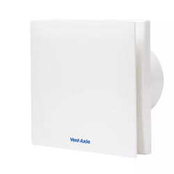 Vent-Axia Lo-Carbon Silent VASF100TV 100mm (4") Axial Extractor Fan with Timer, Variable Speed - 479086