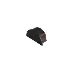 D-Line Mini Smooth-Fit End Cap for Trunking 30x15mm Black - EC3015B