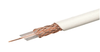 Deta RG6 Satellite Coax Copper Braid 100m - White - DT532WH