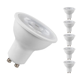 Megaman 4.2W Pack of 5 LED GU10, Warm White