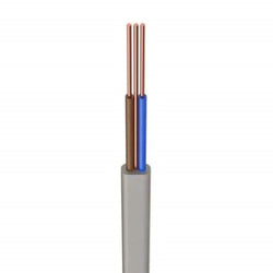 Jaylow 6242Y 1.0mm² 2-Core Twin and Earth Cable Grey 25m Drum - 6242Y1.0GR-25