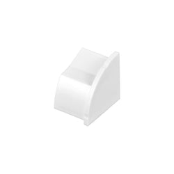 D-Line Smooth-Fit End Cap (Right) for Floor Trunking 22x22mm White - EC22QSW-R