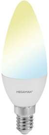 Megaman Infinite 4.9W LED Candle, Tunable White - 711530