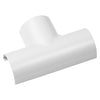 D-Line Mini Clip-Over Equal Tee for Trunking 30x15mm White - FLET3015W