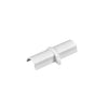 D-Line Micro Smooth-Fit Coupler for Trunking 16x8mm White - NCP1608W