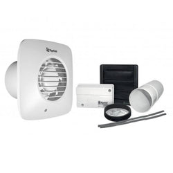 Xpelair 93032AW Low Volt 12v Simply Silent Timer Square LV100TS