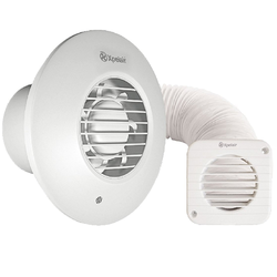 Xpelair SSSFC Simply Silent™ 100mm (4") Shower Extractor Fan Complete with Timer - 93086AW