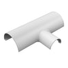 D-Line Maxi Clip-Over Reducing Tee 2x to 1x 30x15mm for Trunking 50x25mm White - FLRT5030W