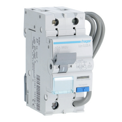 Hager 32A 1P+N RCBO C Curve, Type A - ADA982U