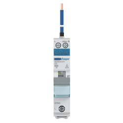 Hager RCBO 1M 1P+N 6kA B-6A 30mA type A - ADB906R