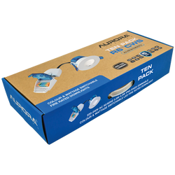 Aurora 10pcs Pack - 3.5/5.5W LED IP65 R6 Integrated Fire-Rated Downlight CRI90 White 2700/3000/4000/5700K