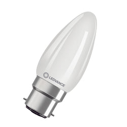 Ledvance 4.8W Dimmable Frosted Filament Candle B22, 2700K - 067518