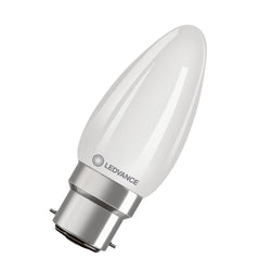 Ledvance 4.8W Dimmable Frosted Filament Candle B22, 2700K - 067518