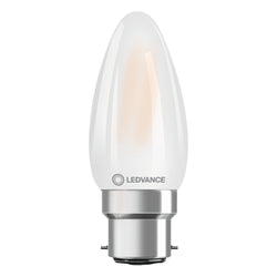 Ledvance 4W Frosted Filament Candle B22, 2700K - 069338