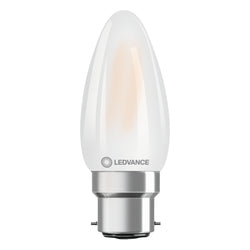 Ledvance 4W Frosted Filament Candle B22, 2700K - 069338