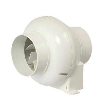 Manrose 100mm (4") In-Line Centrifugal Extractor Fan With Timer - CFD200TN
