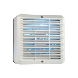 Manrose 150mm (6") Commercial Extractor Fan With Pullcord & Internal Shutters, Automatic - COMCW150MP
