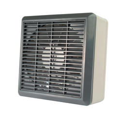 Manrose 150mm (6") Commercial Window Extractor Fan With Internal Shutters, Automatic - COMG150A