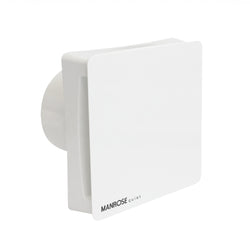 Manrose 100mm (4") Quiet Bathroom Extractor Fan With Timer - CQF100T