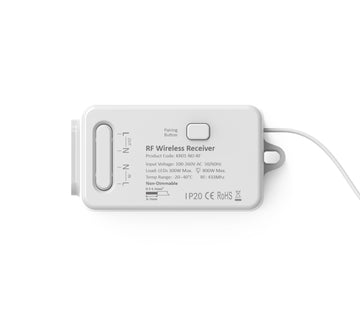 Forum 1 Channel Kinetic RF Switch IP20 - White - CUL-40038