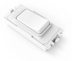 Forum 1 Gang Kinetic Switch IP20, White - CUL-42495