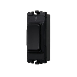 Forum Dimmable 1 Gang Kinetic Switch IP20, Black - CUL-42498