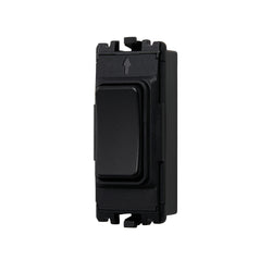 Forum Dimmable 1 Gang Kinetic Switch IP20, Black - CUL-42498