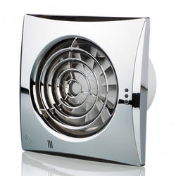 Blauberg 150mm Calm Extractor Chrome Fan Timer - CALMCHROME150T