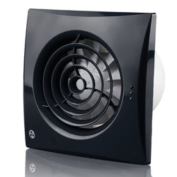 Blauberg 150mm Calm Extractor Black Fan Humidity - CALMBLACK150H