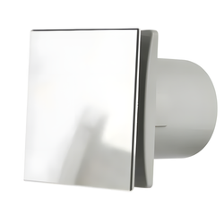 Manrose 100mm (4") Bathroom Extractor Fan with Aluminium Front Cover - DECO100SC
