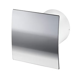 Manrose 100mm (4") Bathroom Extractor Fan with Integral Timer & Aluminium Front Cover - DECO100TC