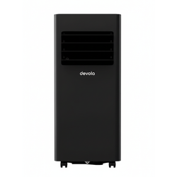 Devola Compact Portable Air Conditioner with Wi-Fi and 2x Window kits - 9000 BTU - Cooling - Black - DVAC9KB