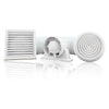 Devola 100mm Axial Bathroom Showerfan Kit with Timer - DVILSFK100T