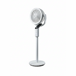 Devola Platinum Low Noise 8 Inch Air Circulator Pedestal Fan, White - DVPF8DCW