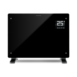 Devola 1500W Glass Panel Heater with Wifi app - Black - DVPW1500B