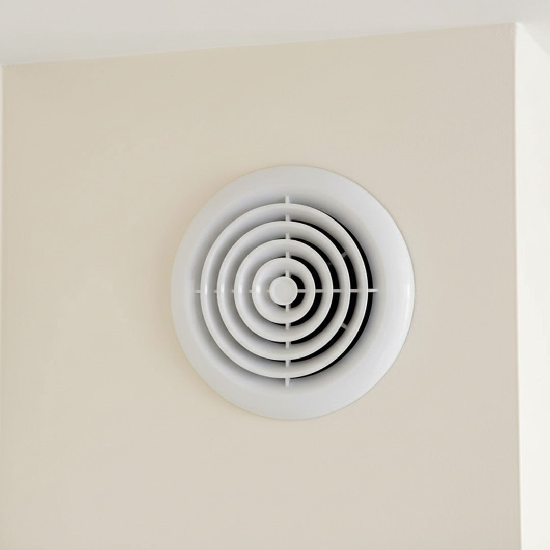 Devola 100mm Circular Diffuser Grille, White - DVRG100W ...