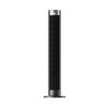 Devola Platinum 38 Inch Tower Fan with Remote, Black & Silver - DVTF38PBS