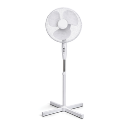 Prem-i-air 16" Pedestal Fan with Oscillation, Adjustable Height - White - EH5795