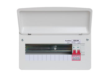 FuseBox 11 Way Main Switch RCBO Consumer Unit - F2011M