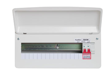 FuseBox 15 Way Main Switch RCBO Consumer Unit - F2015M