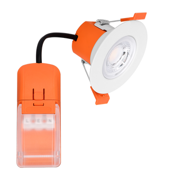Aurora 6W LED IP65 Fixed FD1 Fire Rated Downlight White 3000/4000/6500K