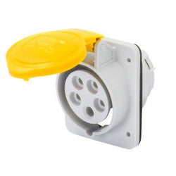 Gewiss 16A Flush Socket Outlet 2P+E, 110V IP44 - GW62201H