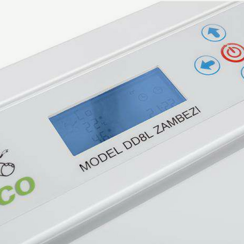 Meaco DD8L Zambezi dehumidifier control panel