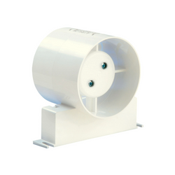 Manrose 100mm (4") Shower In-Line Duct Extractor Fan With Timer - ID100T