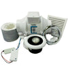 Blauberg Turbo-E Bathroom Shower Fan Kit 100mm with Timer & LED Light - KIT-TURBO-E-100-T-LED
