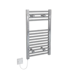 Kudox 150W Straight Electric Towel Rail 400x700mm, Chrome - KTR150STR4X7C - 429285
