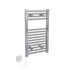 Kudox 150W Straight Electric Towel Rail 300x1100mm, Chrome - KTR150STR3X11C - 346187