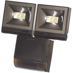 Timeguard Black Twin 10W 200 Range LED PIR Floodlight Cool White - LED200PIRBE