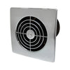 Manrose 100mm (4") Low Profile Square Timer Extractor Fan, Chrome - LP100STC