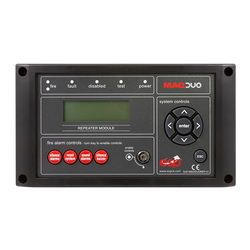 ESP MagDuo 2 Wire Fire Repeater Panel Black - MAGDUOREPB